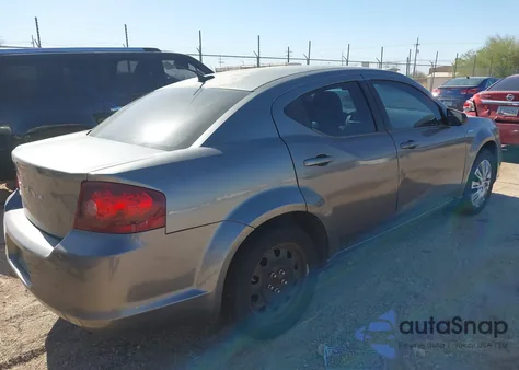 2013 Dodge Avenger Se from USA, damaged, VIN 1C3CDZAB2DN591936